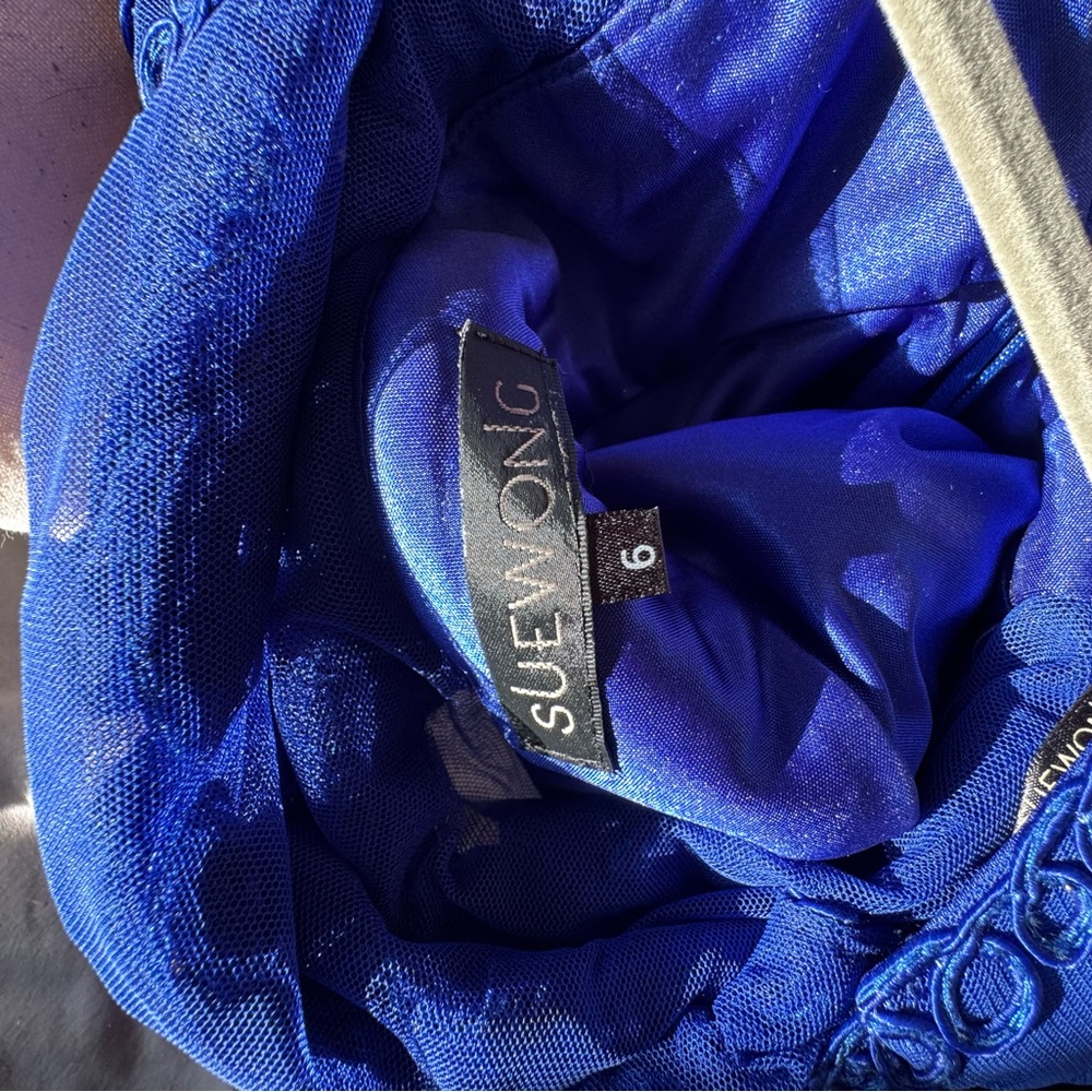 Sue Wong Cobalt Blue Dress - Picture 10 of 10